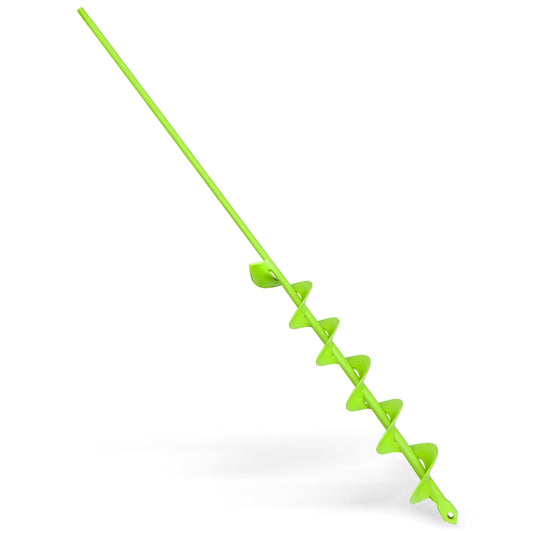 SYITCUN Auger Drill Bit for Planting - 2" X 32" Heavy-Duty Garden Auger Spiral Drill Bit - Bulb Planter Tool & Auger Post Hole Digger - 3/8" Hex Drive Drill