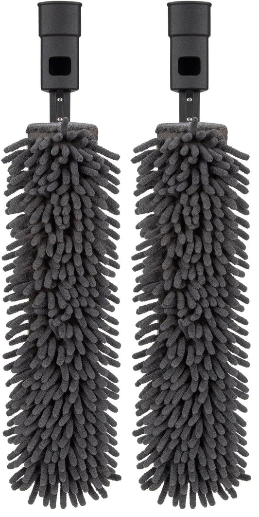 SWOPT Microfiber Flexible Duster Head Includes Additional Refill, Washable Cleaning Pad Interchangeable with All SWOPT Products for Efficient Cleaning and Storage