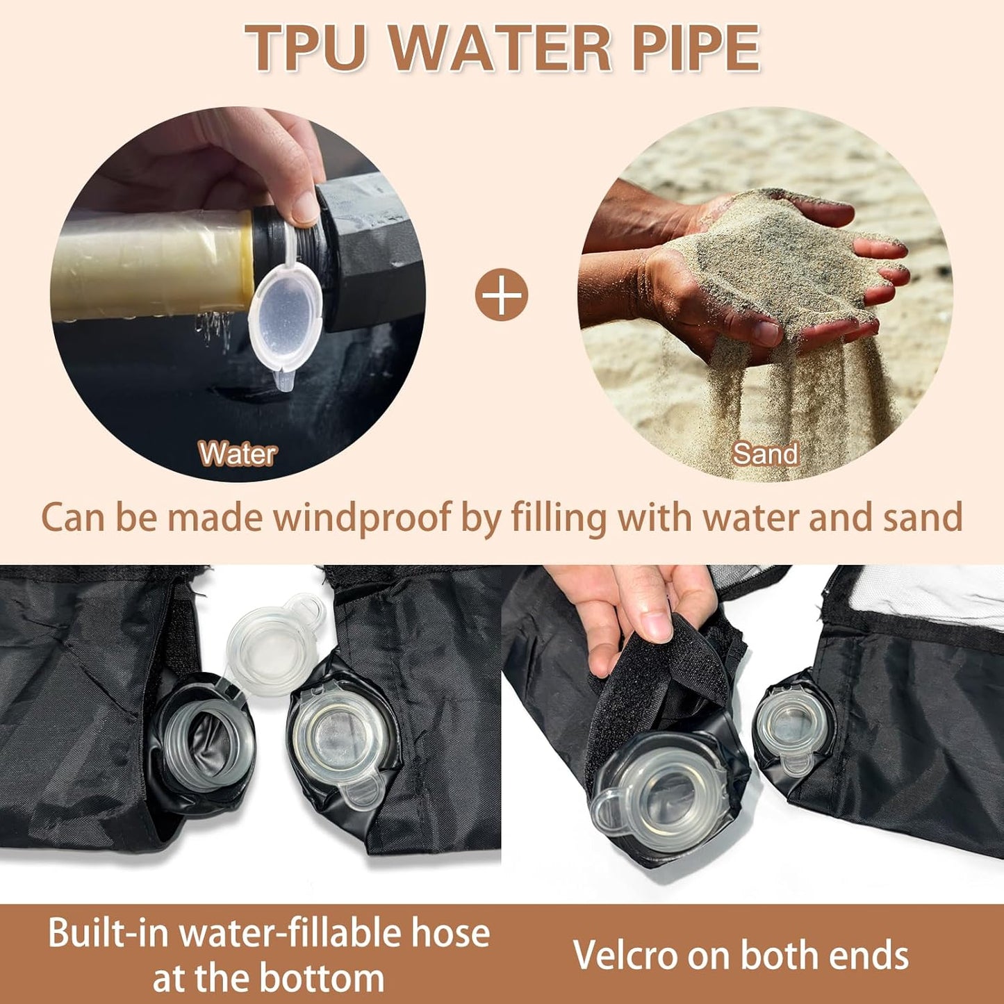 7.5-13FT Patio Mosquito Netting - Mosquito net for Patio Garden and Outdoor Umbrellas with Adjustable Elastic Cord and Zipper Umbrella net